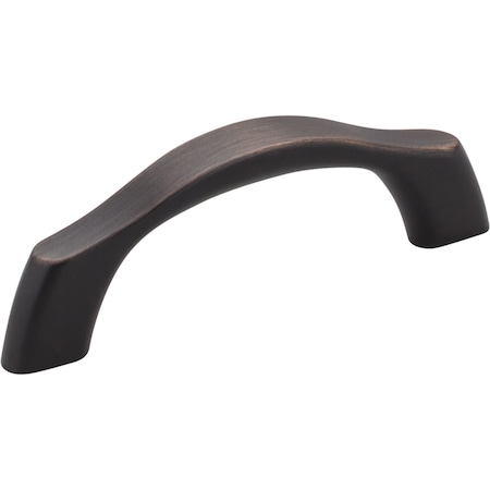 3 Center-to-Center Brushed Oil Rubbed Bronze Aiden Cabinet Pull